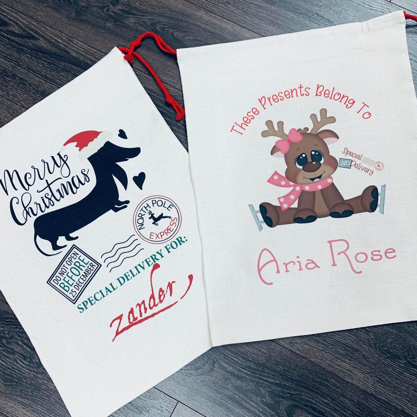 Customized Santa Sacks