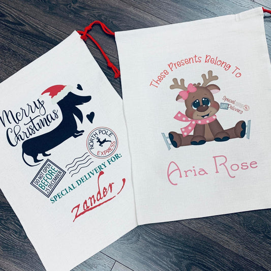 Customized Santa Sacks