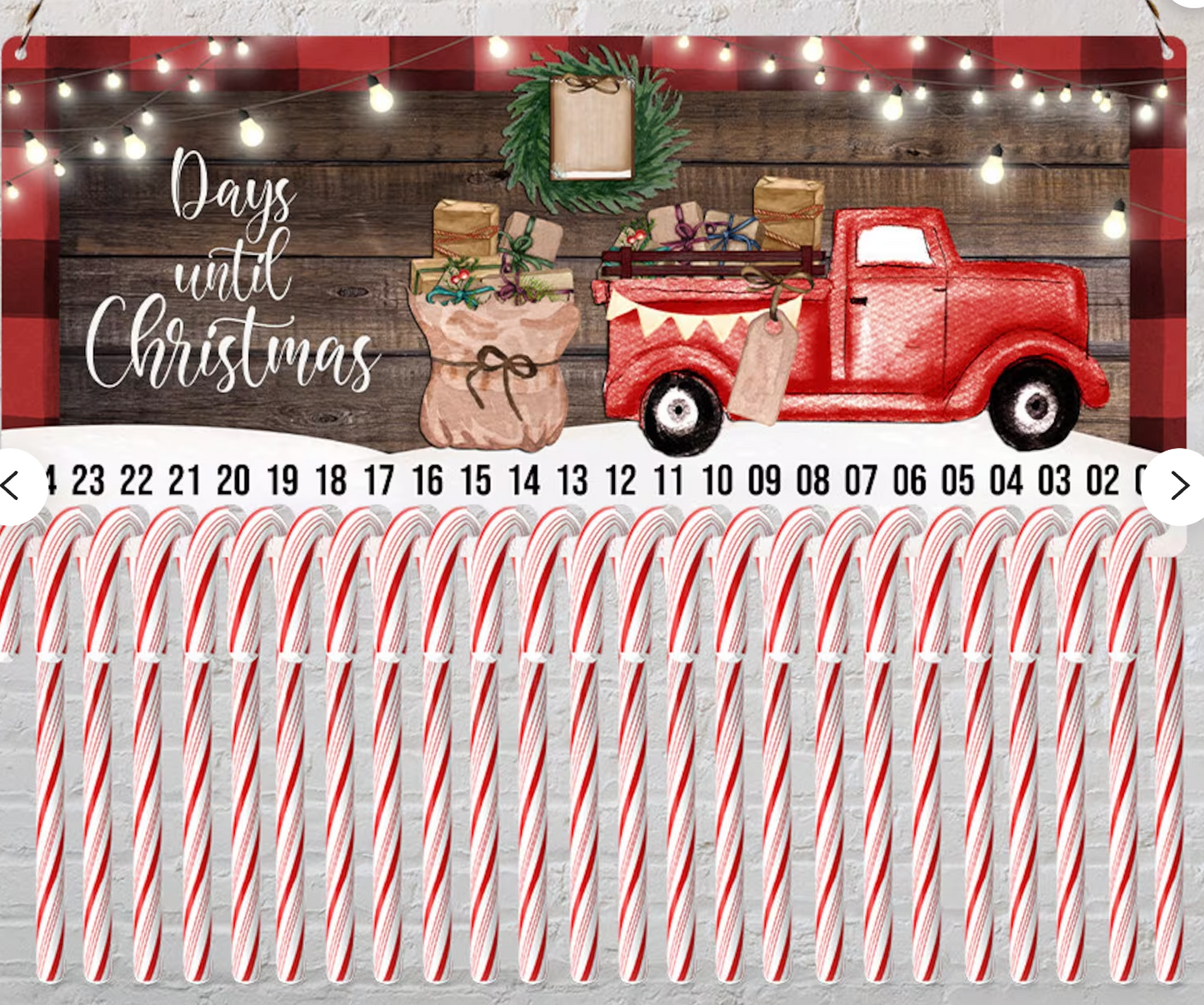 Candy Cane Christmas Countdown