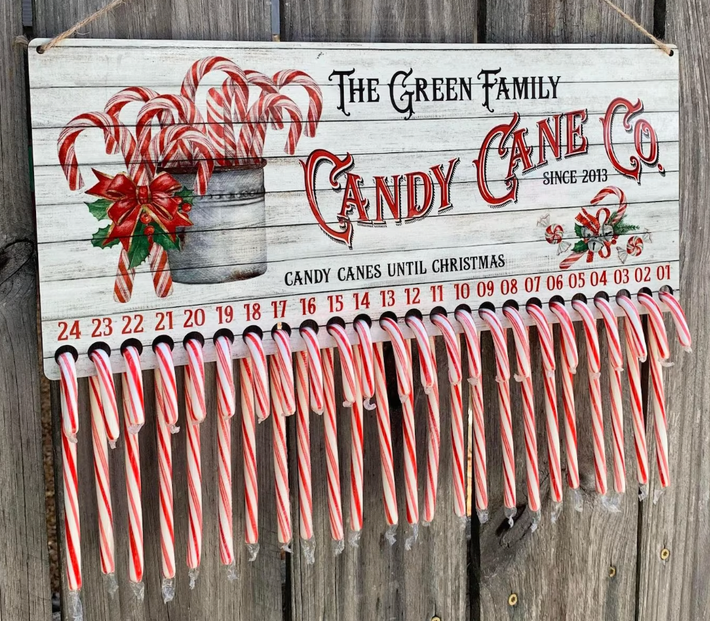 Candy Cane Christmas Countdown