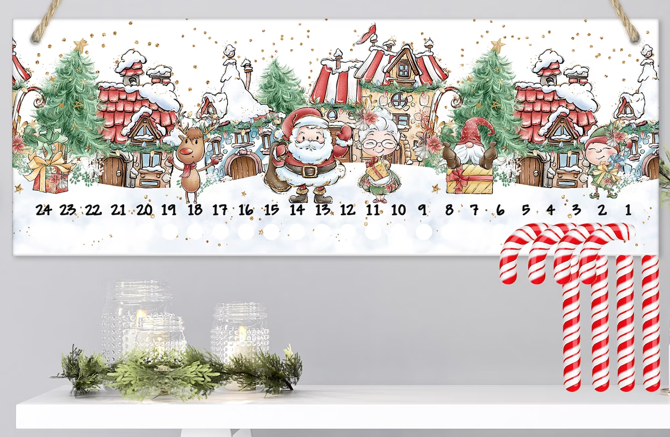 Candy Cane Christmas Countdown